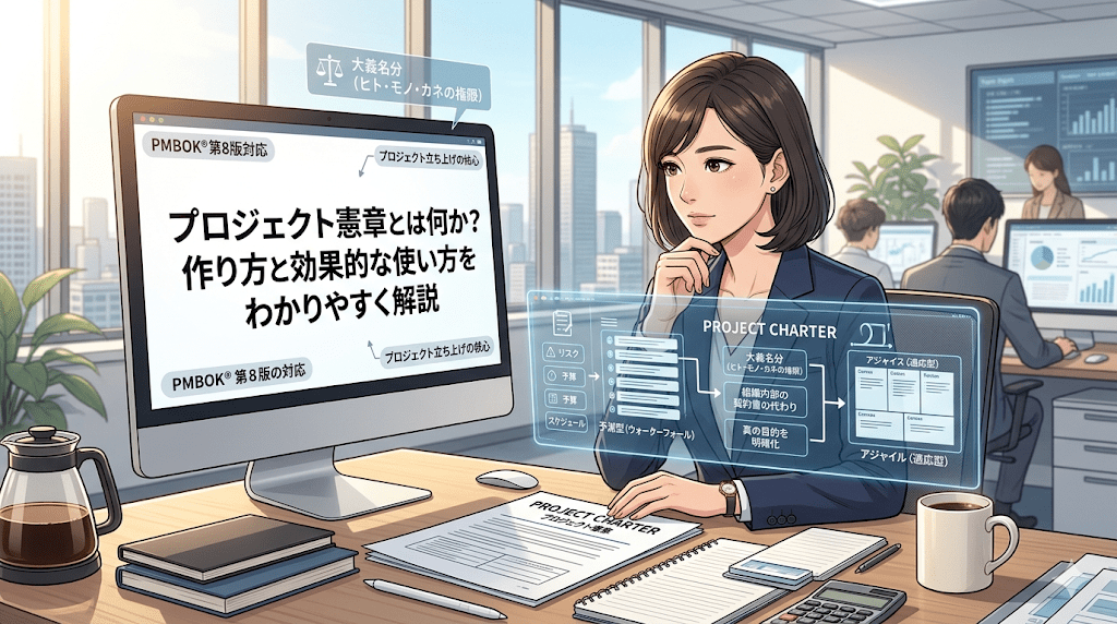 プロジェクト憲章とは何か？作り方と効果的な使い方をわかりやすく解説