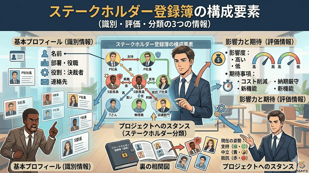 登録簿には何を書くのか？（構成項目）