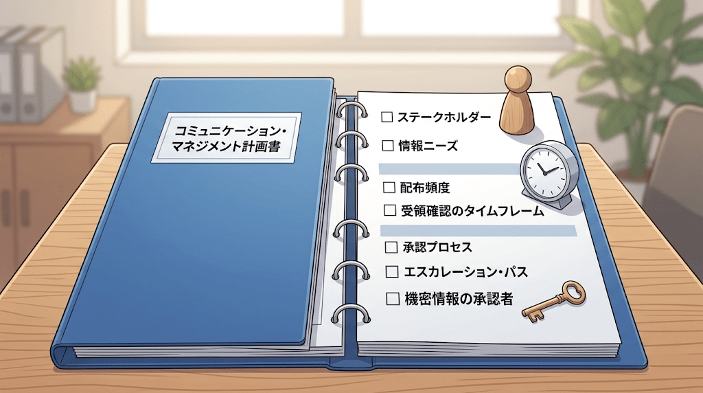 アウトプット:コミュニケーション・マネジメント計画書
