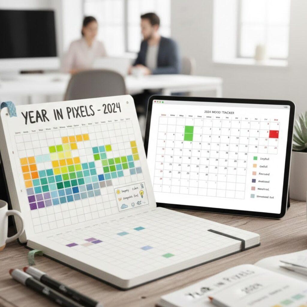 画像：ピクセル・イヤー（Year in Pixels）のイメージ