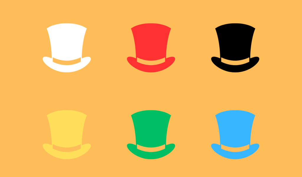 ６つの帽子のイメージ画像