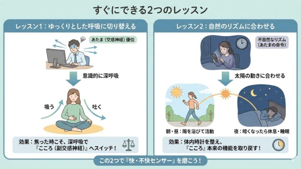 「快・不快センサー」を磨く2つのレッスン