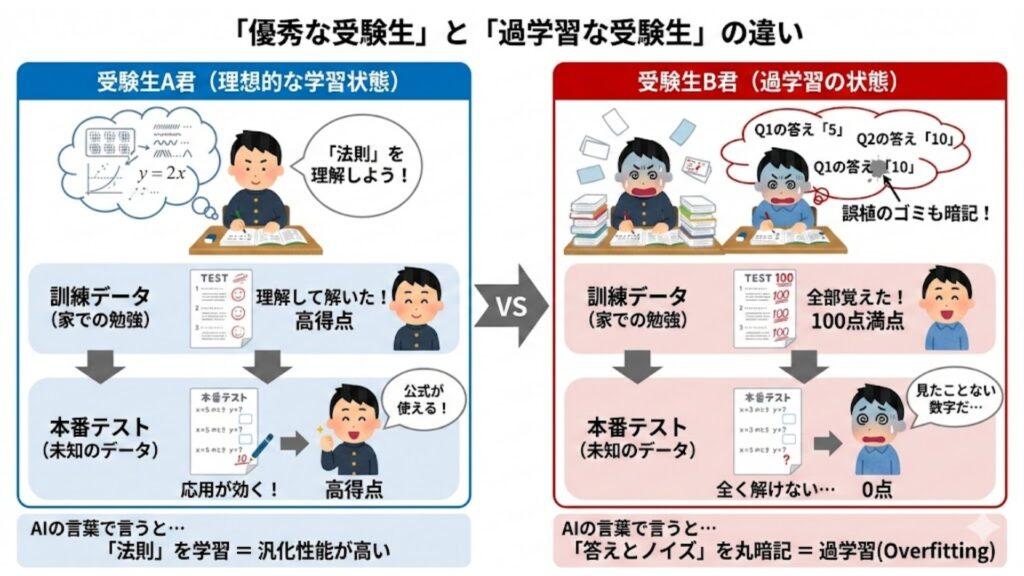 「優秀な受験生」と「過学習な受験生」の違い