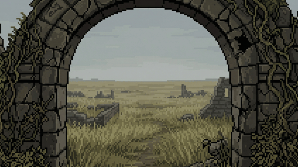 40年経って廃墟になったネストの村