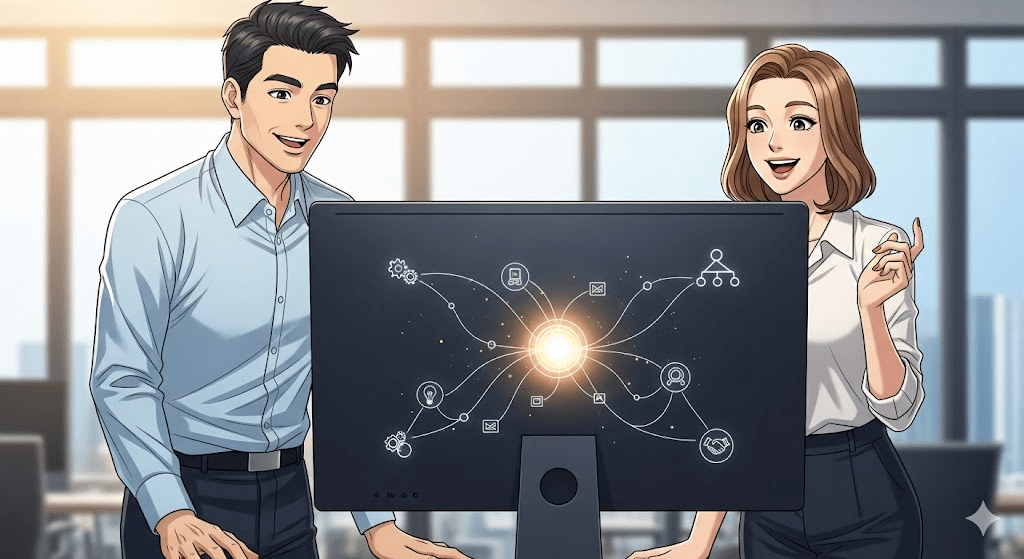 【AI画像生成のコツ】図解作成で失敗しないための「テキスト抜き」と「メタファー」の魔法