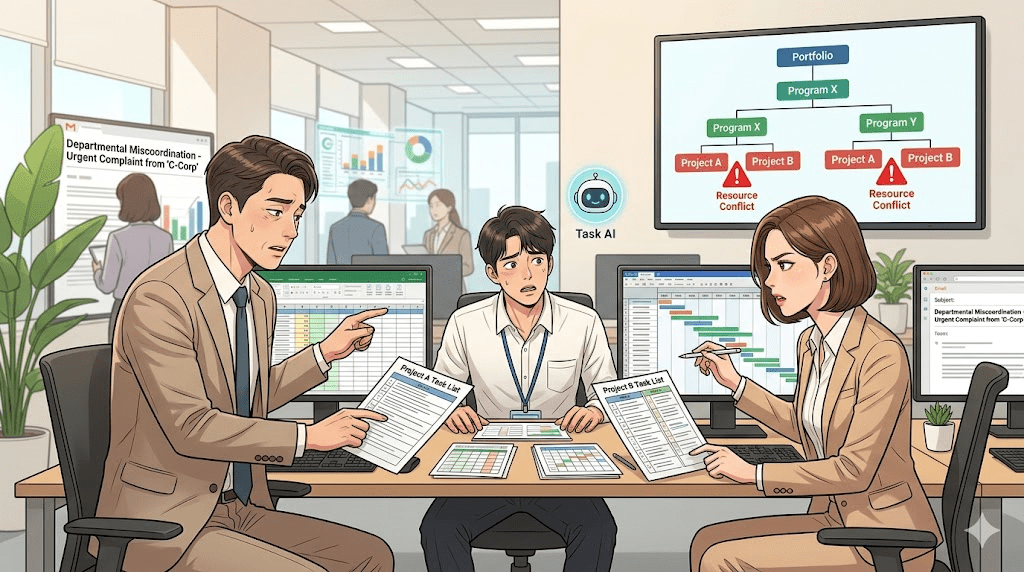 現場で必ず起きる「リソースの奪い合い」