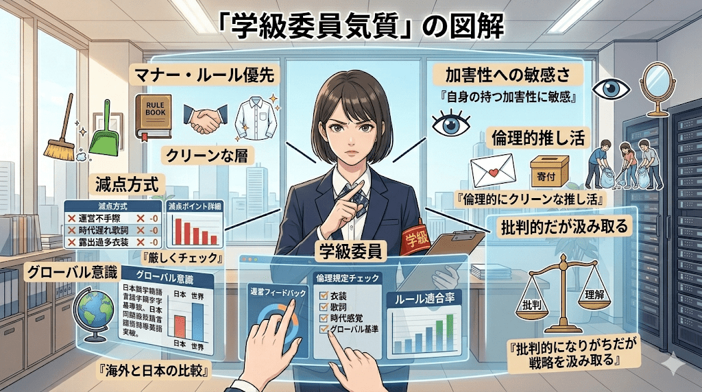 「学級委員気質」の図解