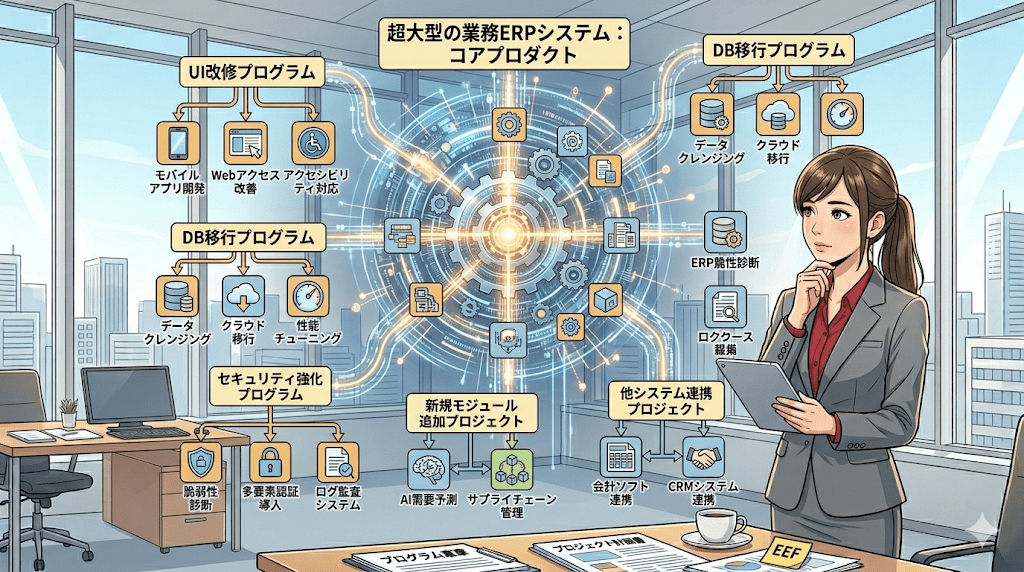 パターン1：プロダクト・ライフサイクル内の「プログラム」マネジメント