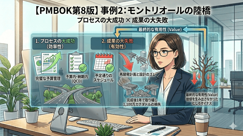 事例2:モントリオールの陸橋(プロセスの大成功 × 成果の大失敗)