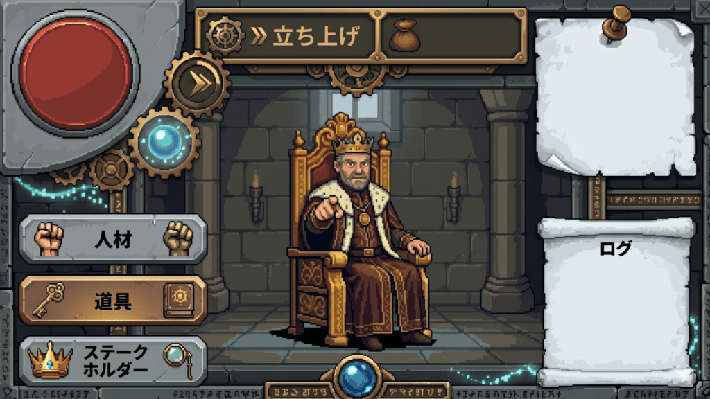 立ち上げフェーズ・白紙のUI