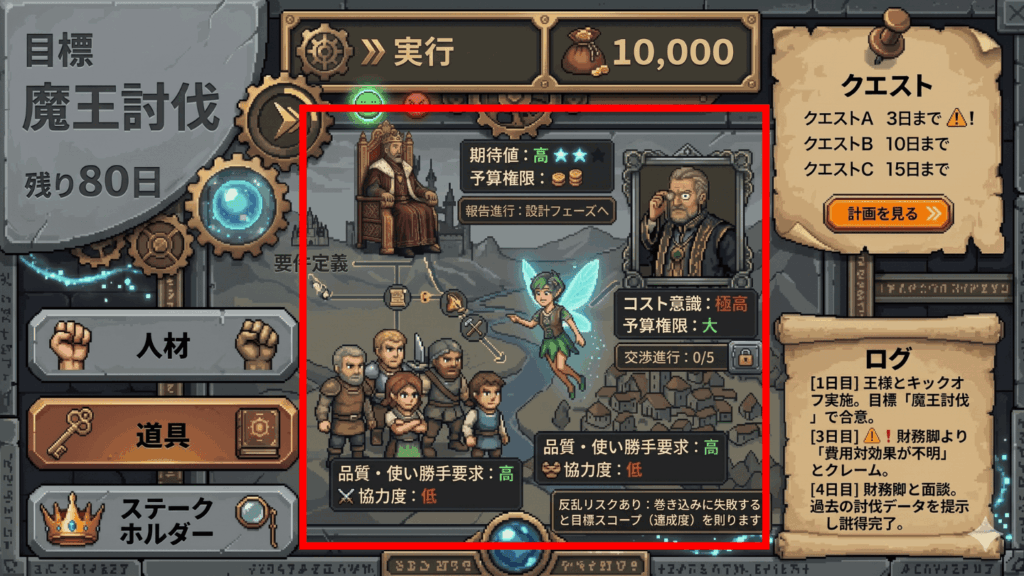 画面中央（監視）：状況確認ダッシュボード