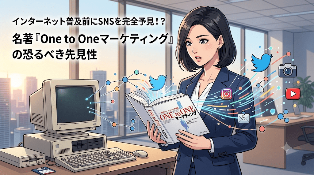 インターネット普及前にSNS社会を完全予見！？名著『One to Oneマーケティング』の恐るべき先見性