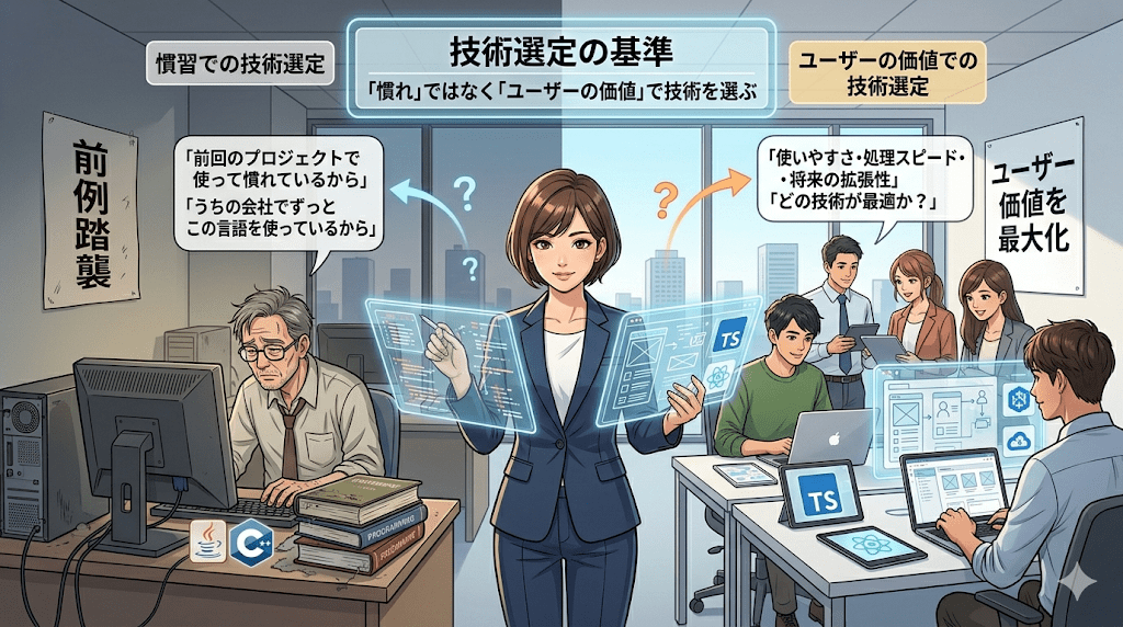 【SSAITSの視点】「慣れ」ではなく「ユーザーの価値」で技術を選ぶ