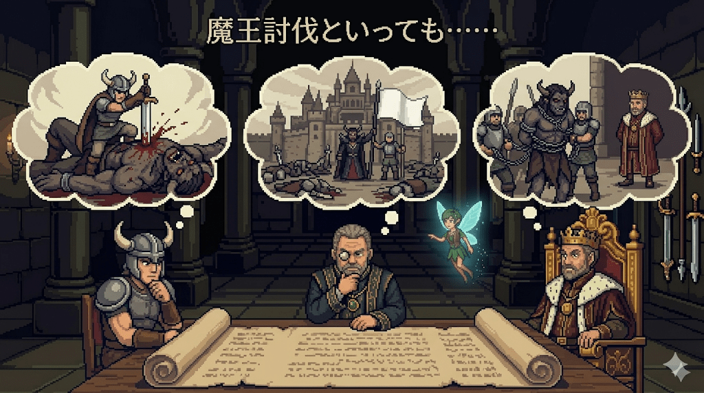 魔王討伐といっても、イメージが異なる可能性がある