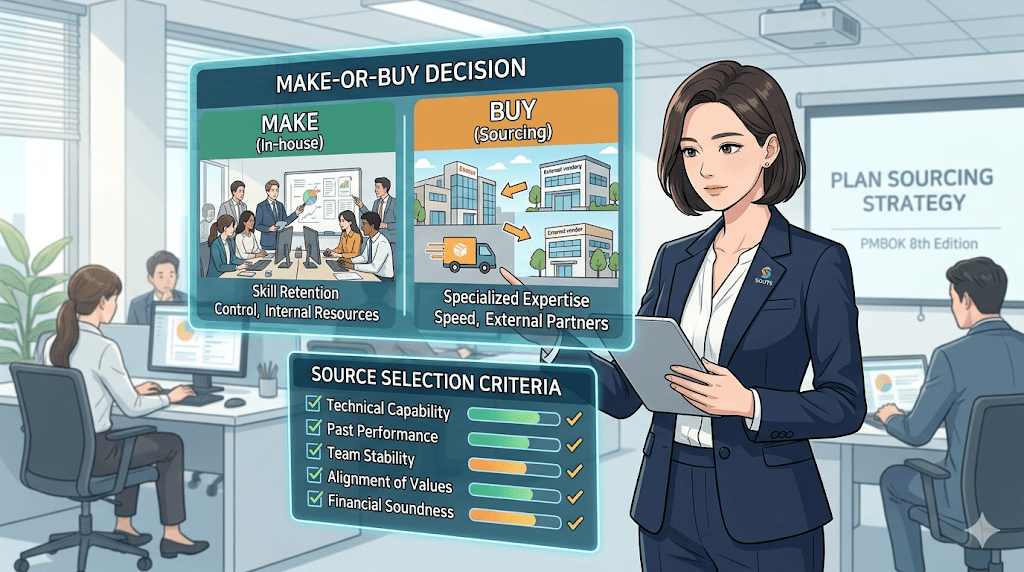 【PMBOK第8版】「作るか、買うか？」PMの腕が試されるソーシング戦略の計画