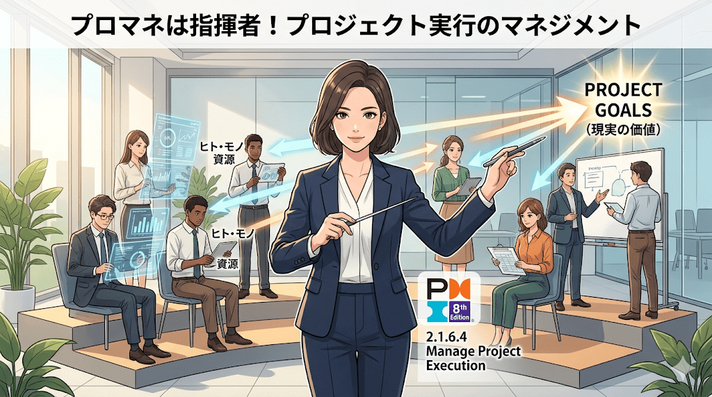【PMBOK第8版】プロマネは指揮者！「プロジェクト実行のマネジメント」を解説