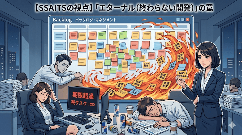 【SSAITSの視点】「エターナル(終わらない開発)」の罠に注意