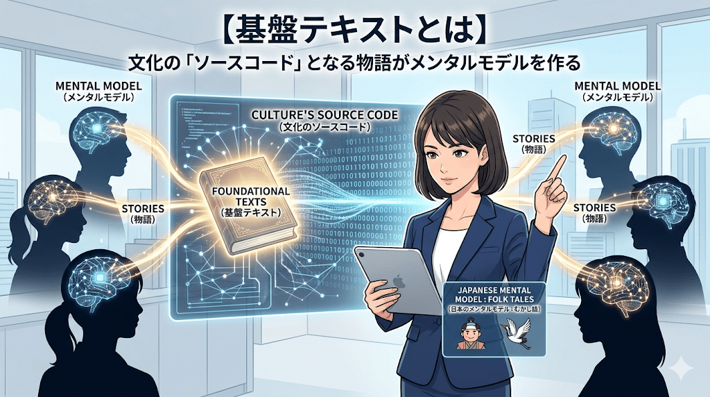 【基盤テキストとは】文化の「ソースコード」となる物語がメンタルモデルを作る