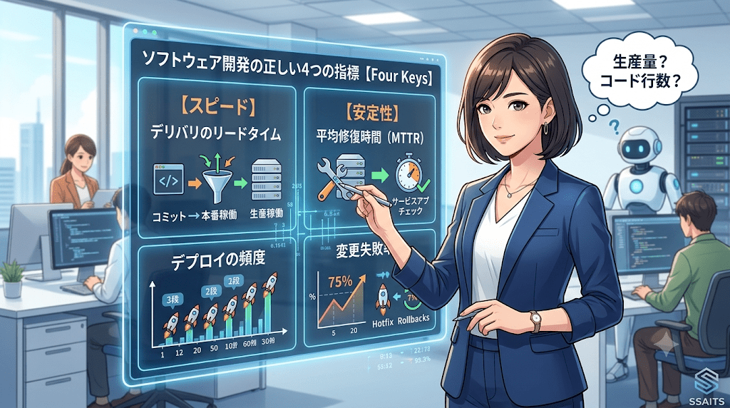 【Four Keys】『LeanとDevOpsの科学』が提唱するソフトウェア開発の正しい4つの指標