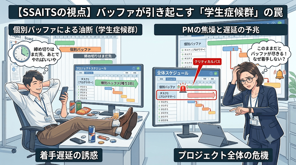 【SSAITSの視点】バッファが引き起こす「学生症候群」の罠