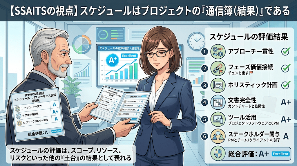【SSAITSの視点】スケジュールはプロジェクトの「通信簿」である