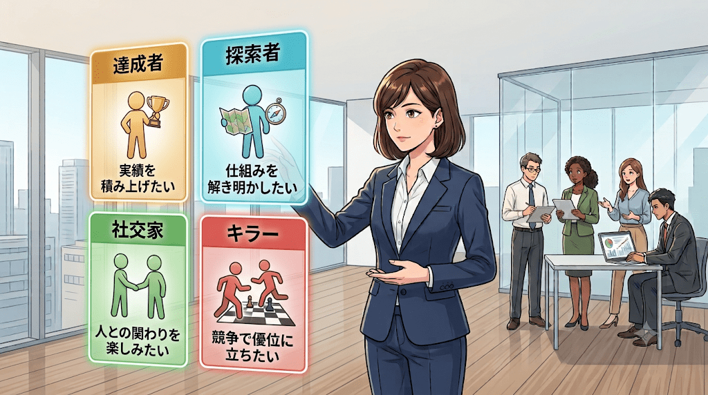プレイヤーは4つに分かれる