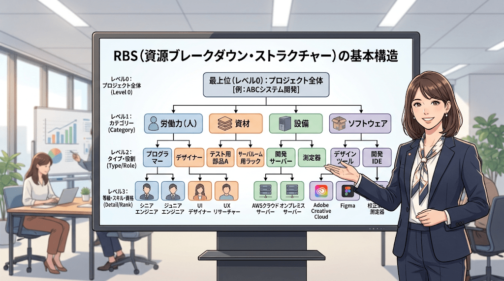 RBS(資源ブレークダウン・ストラクチャー)の基本構造