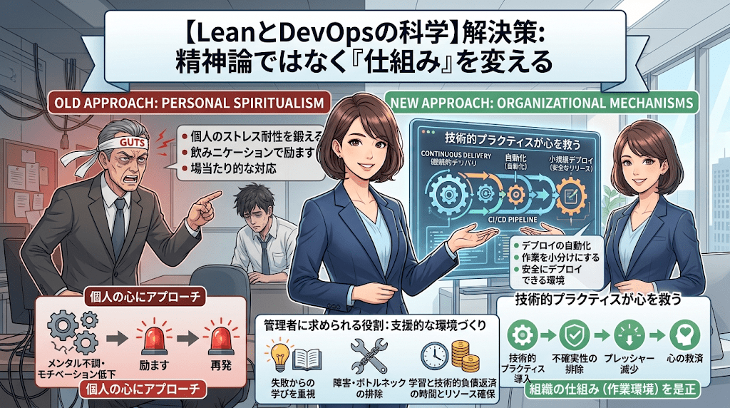 解決策:精神論ではなく「仕組み」を変える