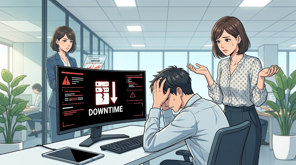 意外な盲点①:システムの「ダウンタイム」を見落とさない